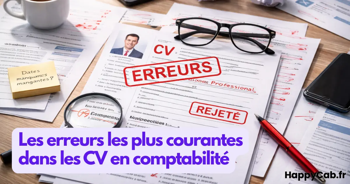 Happy Média - Les erreurs les plus courantes dans les CV en comptabilité